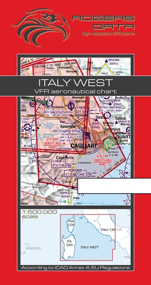 Rogers Data - Italy West VFR Chart